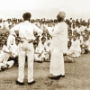 LHM addresses crowd in 1956